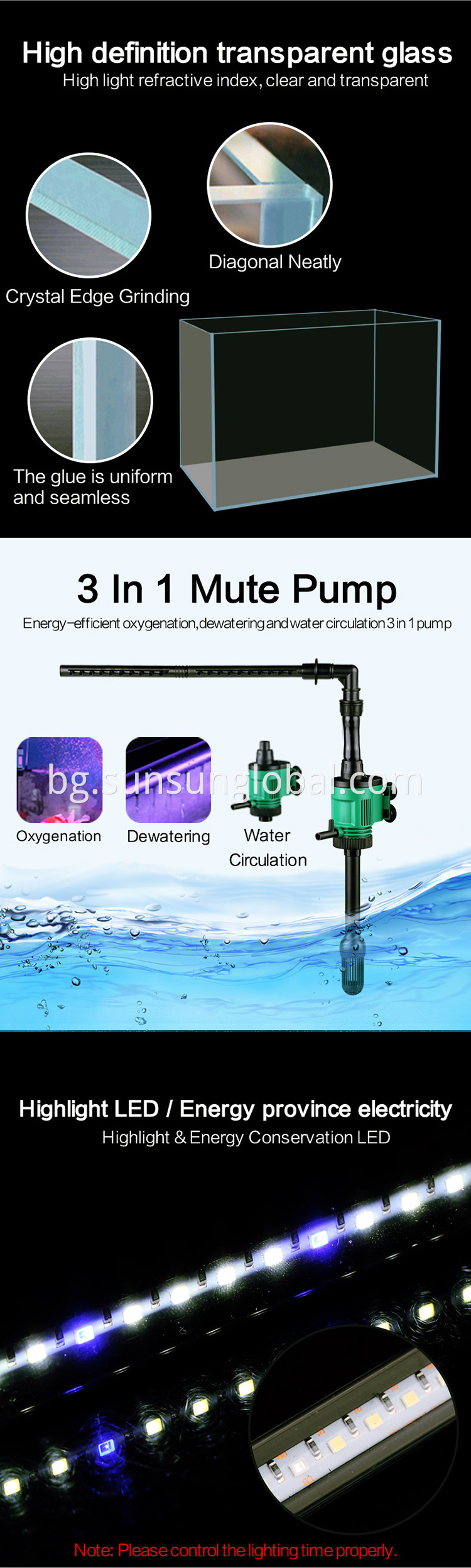 Пластмасов резервоар за развъждане на аквариумни риби Sunsun